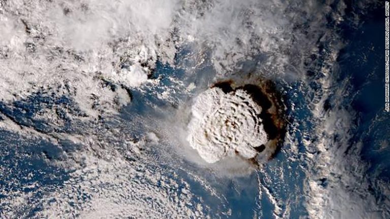 Massive Volcanic Eruption and Tsunami Hit Tonga and the Pacific.