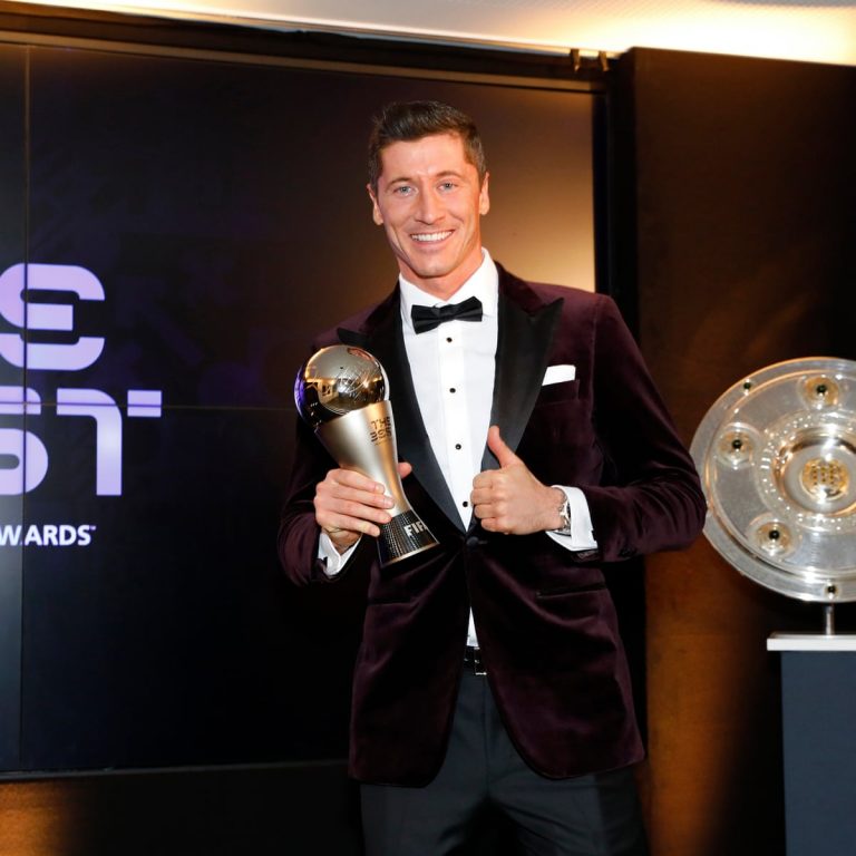 Lewandowski beats Messi & Salah to Win Best FIFA Men’s awards 2021