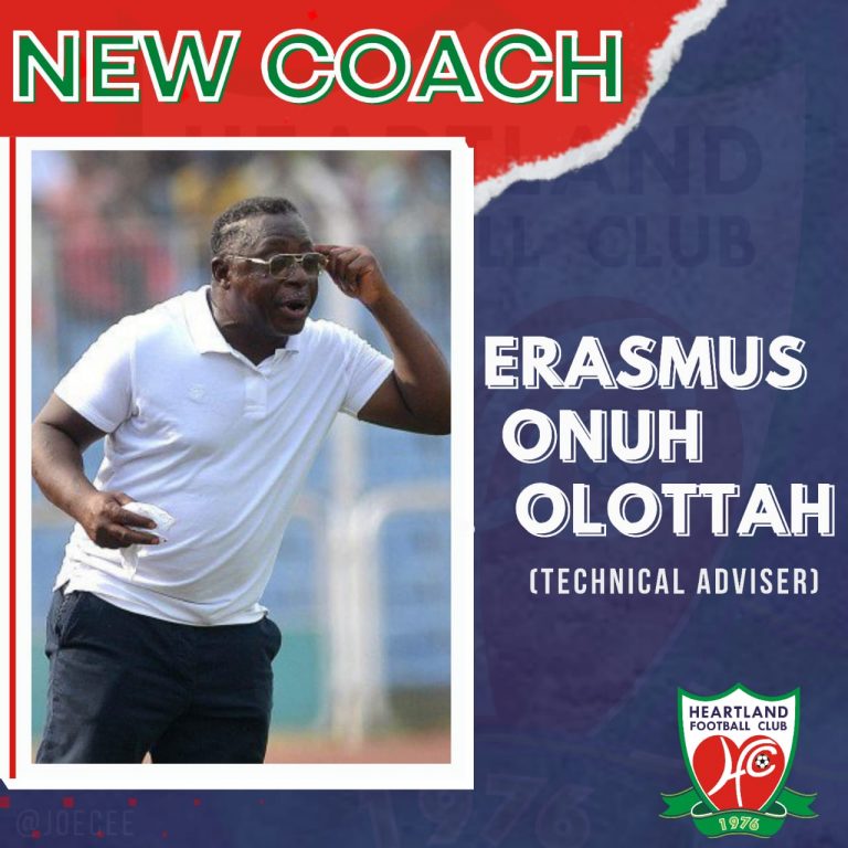 IMO STATE: Erasmus Onuh Returns to Heartland FC